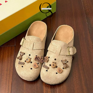 Alternative view of [OWNSTEP]Sục nữ da lộn tặng kèm sticker cá tính, êm chân dễ mang form chuẩn chân phong cách Hàn Quốc