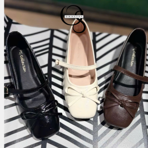 Alternative view of giày búp bê phong cách Pháp da mềm xinh xỉu form thường