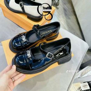 Alternative view of Giày miu nữ 3 phân đá chất liệu da mềm siêu sang đi học, đi chơi. Đủ 2 màu - LIN14